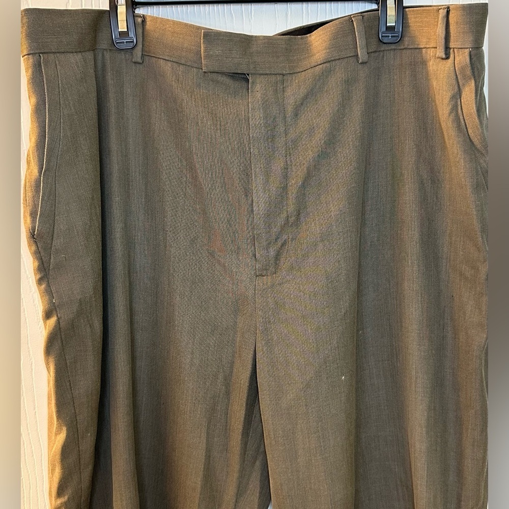 Perry Ellis brown dress pants men’s 42x30 inseam 29” - Picture 2 of 8